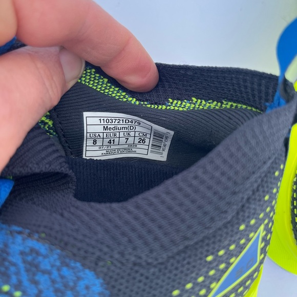 Brooks Levitate 5 Stealthfit Running Shoes Men’s Size 8 Medium D Blue Green - Picture 8 of 8